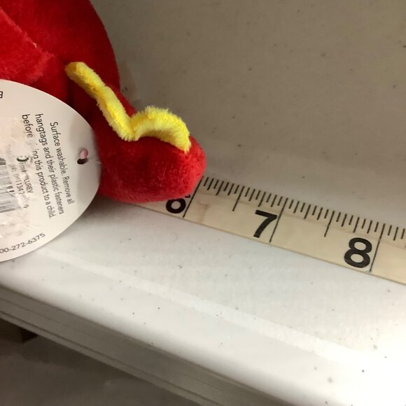 Reversible Dinosaur Plush Toy  6" Soft Fabric Mood Expressions Stuffed Plushie - Picture 13 of 14